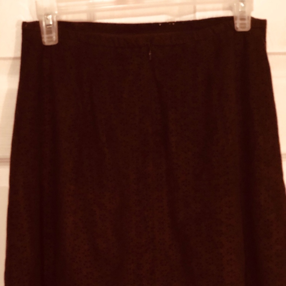 Maroon skirt